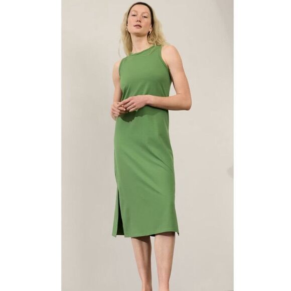 ATHLETA ESSENTIAL T-SHIRT MIDI DRESS SIZE S - Picture 1 of 11